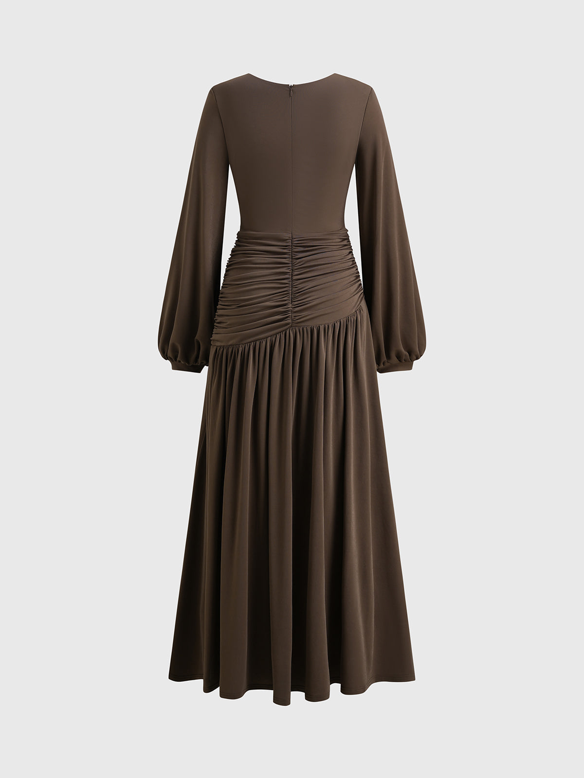 Sweet Talk Cut-Out Dress - Coffee Brown