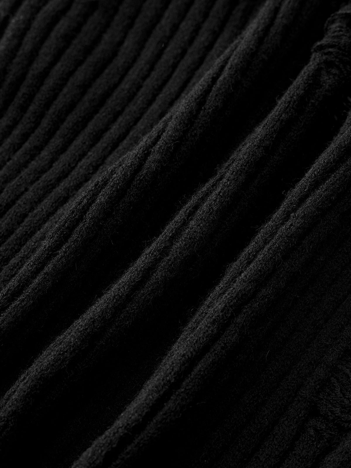 Cut First Think Later Sweater – Washed Black