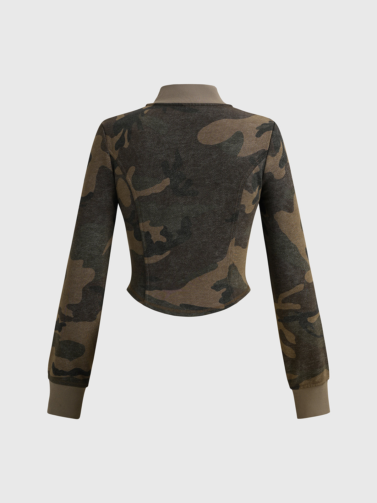 Found Behind the Roses Jacket - Army Green