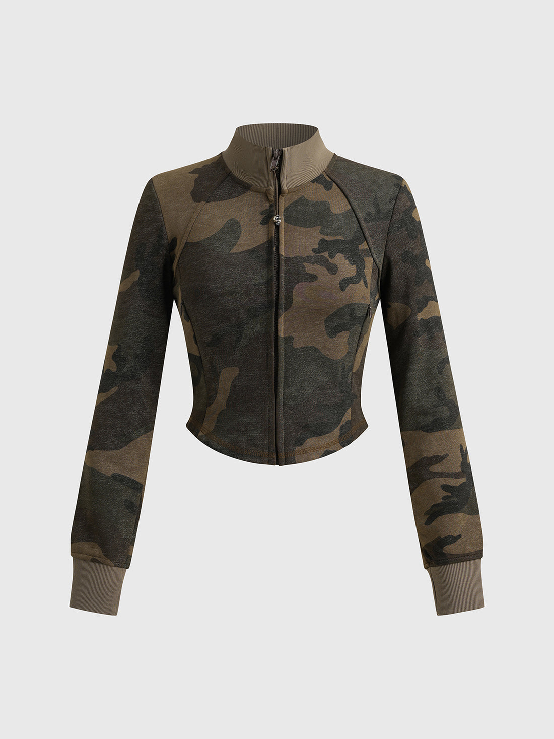 Found Behind the Roses Jacket - Army Green