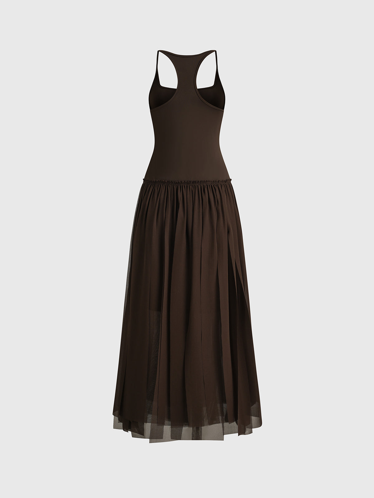No Bouquet Dress - Coffee Brown