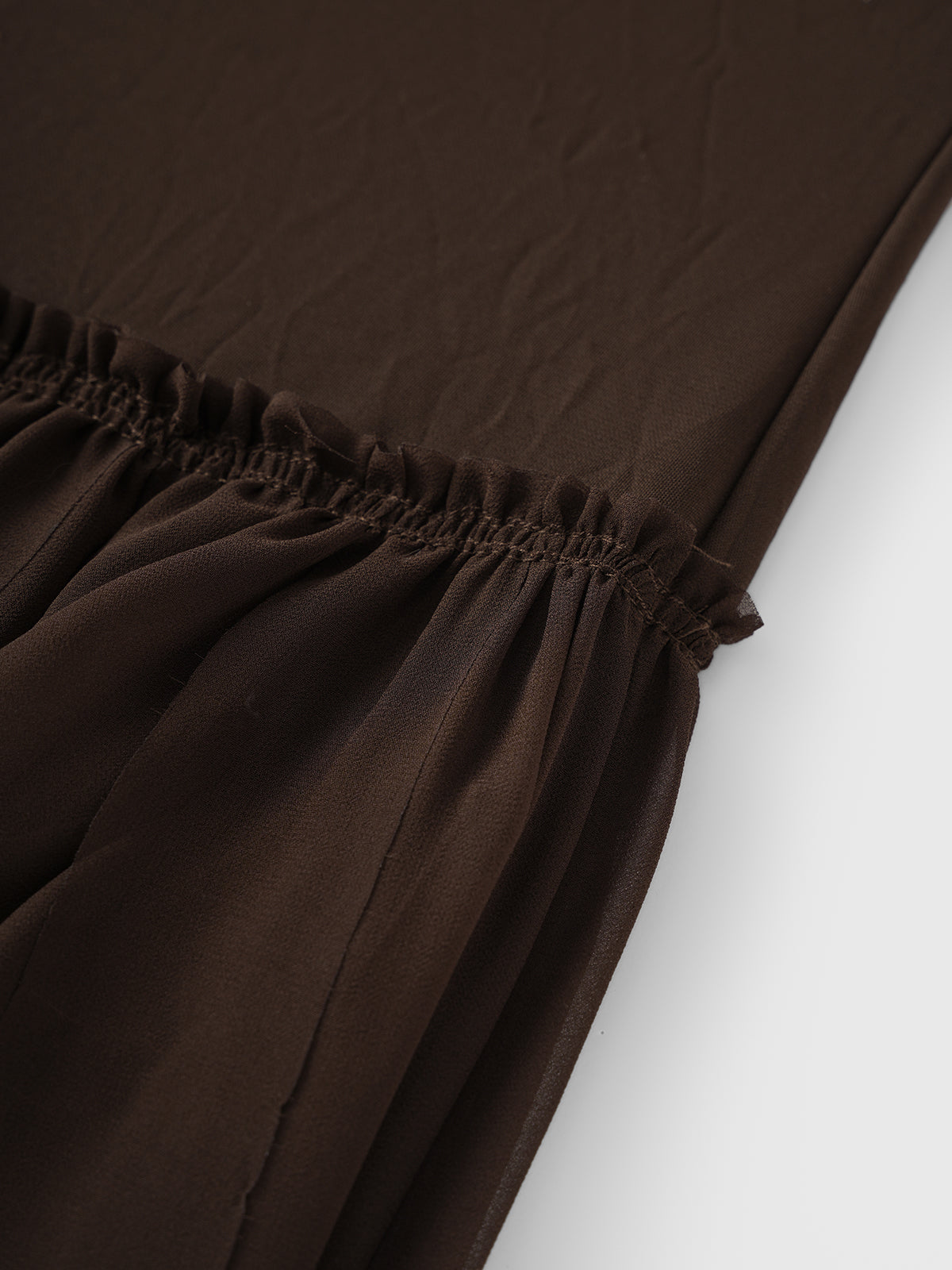 No Bouquet Dress - Coffee Brown