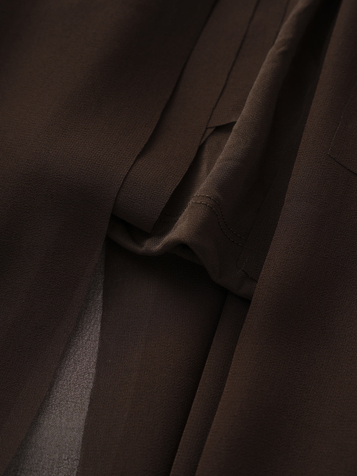 No Bouquet Dress - Coffee Brown