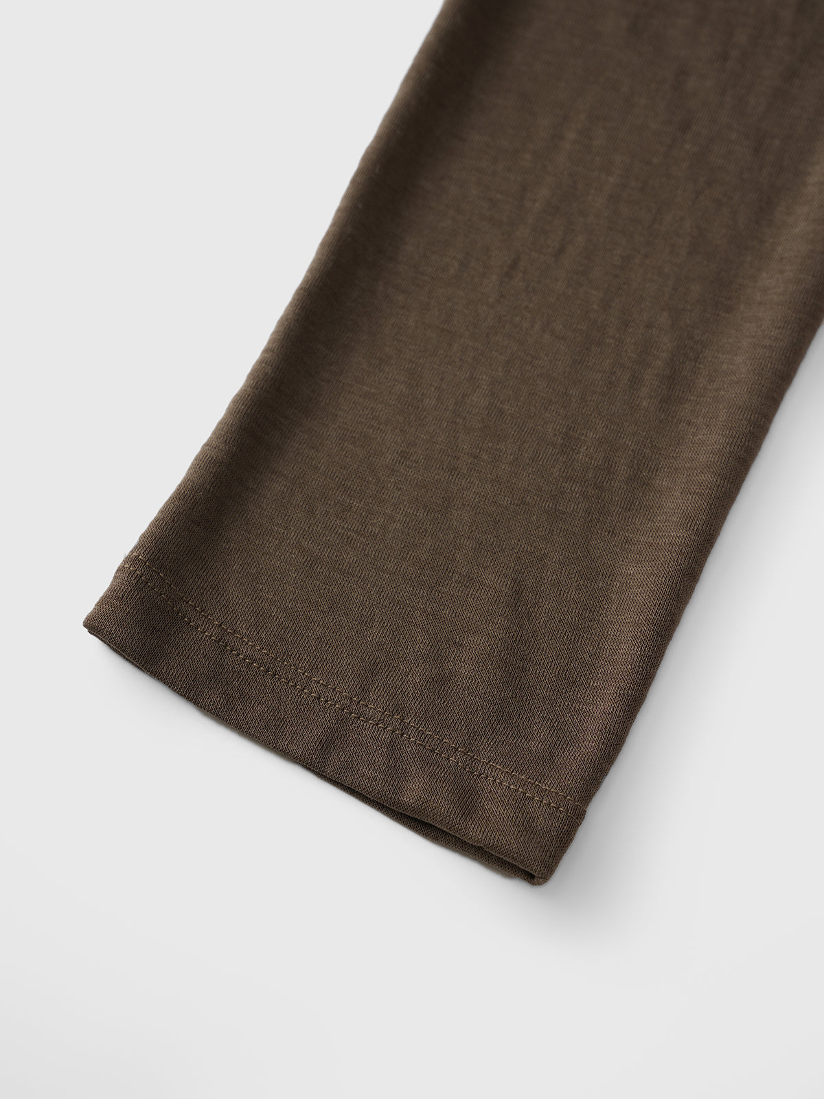 Too Much History Sleeve Top - Coffee Brown