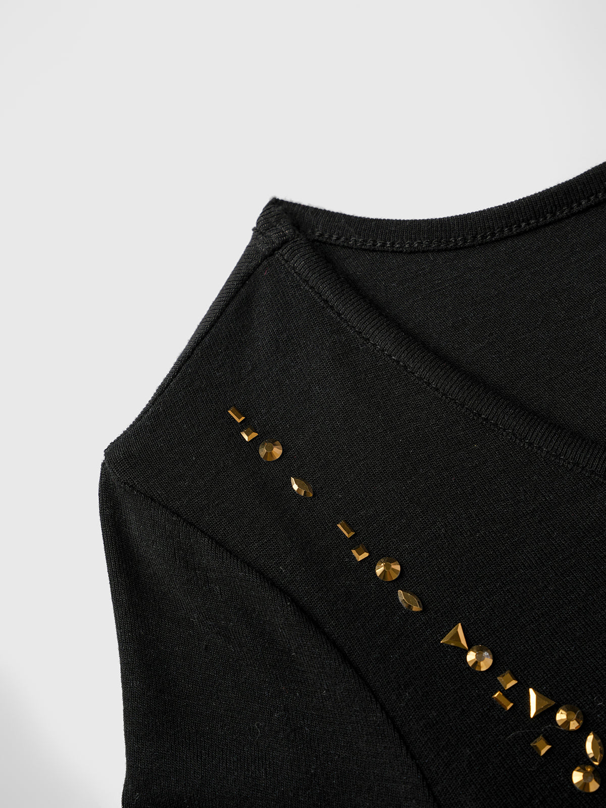 Please Admire Responsibly Top - Golden Black