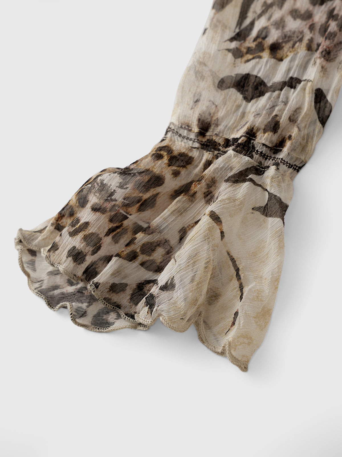 Public Display of Instinct Blouse - Leopard Brown