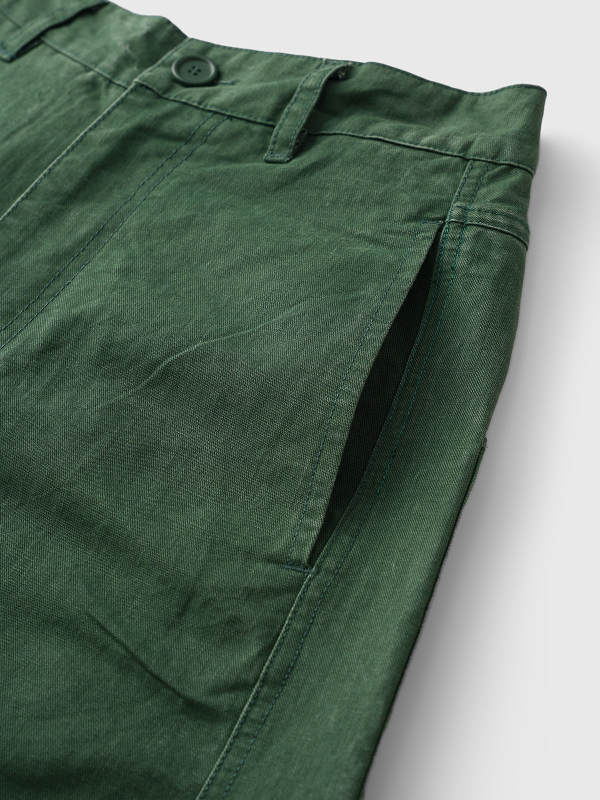 Afterparty Exit Barrel Pants - Forest Green