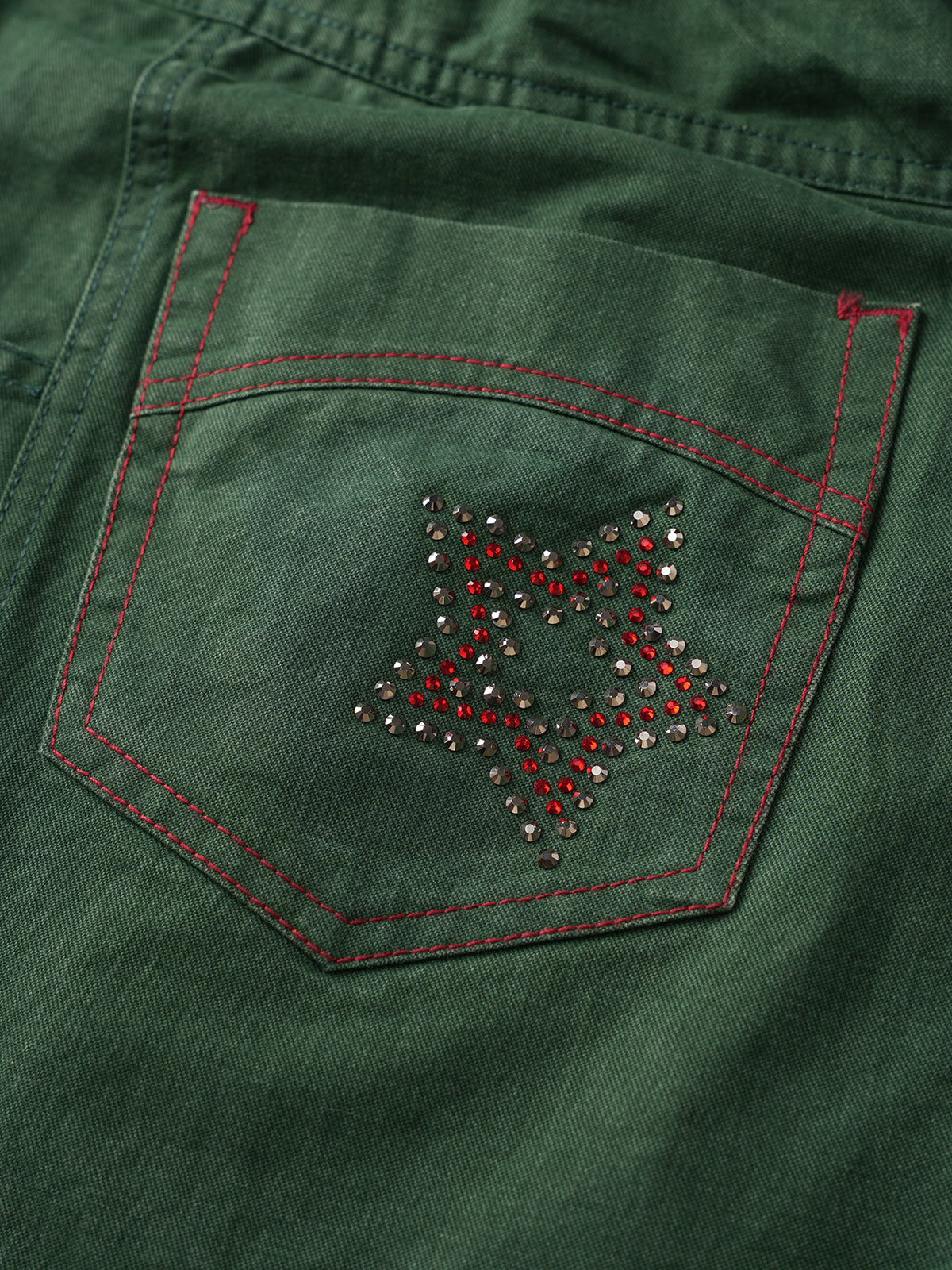 Afterparty Exit Barrel Pants - Forest Green
