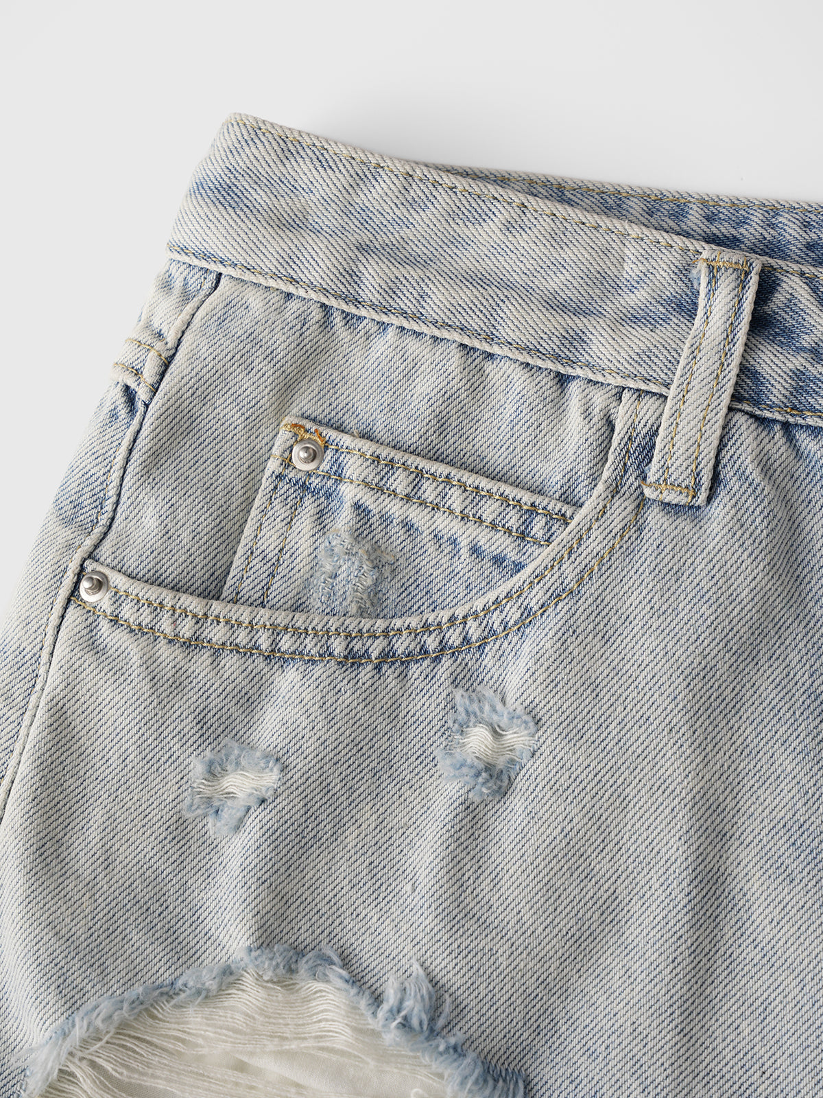 Pretty Sure I’m Leaving Shorts - Denim Blue