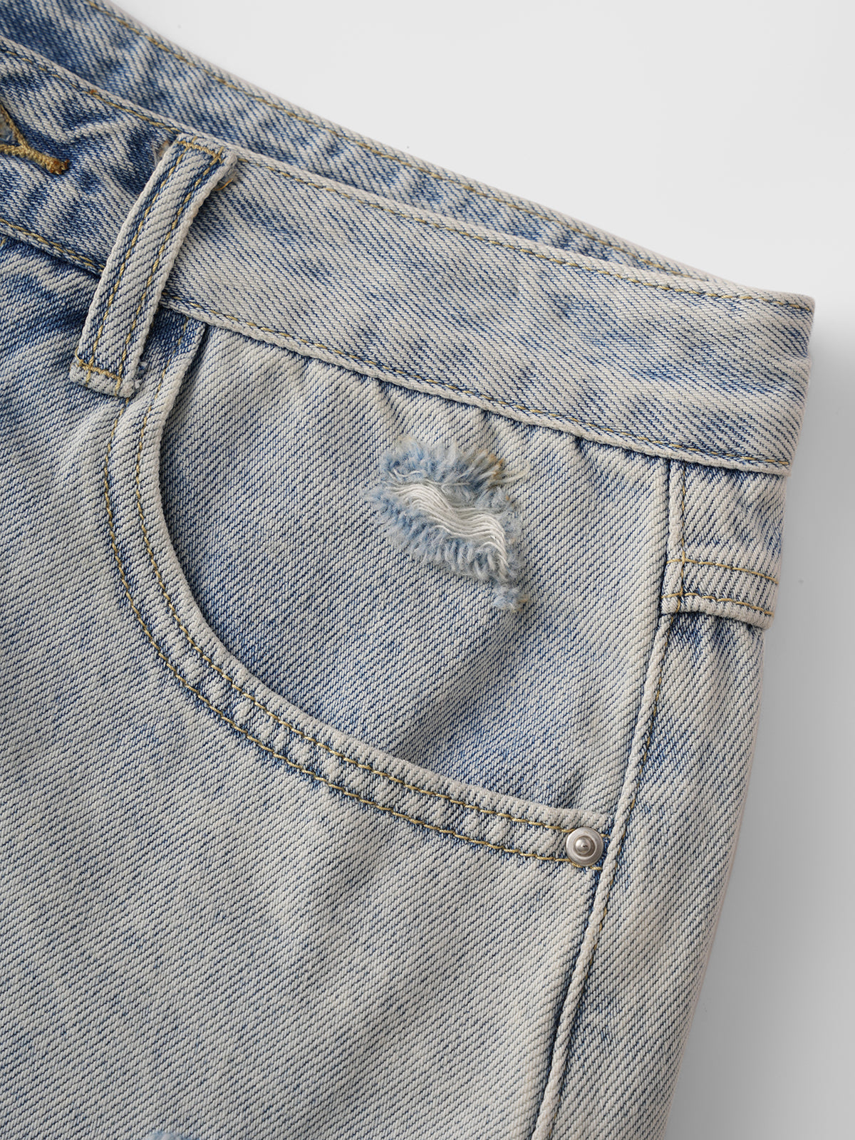 Pretty Sure I’m Leaving Shorts - Denim Blue