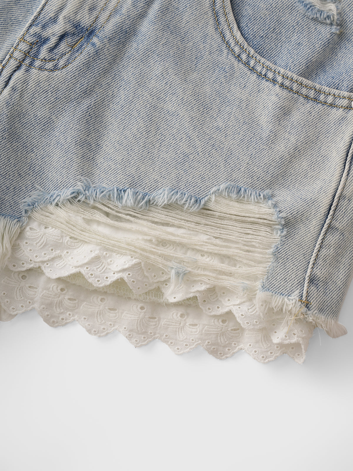 Pretty Sure I’m Leaving Shorts - Denim Blue