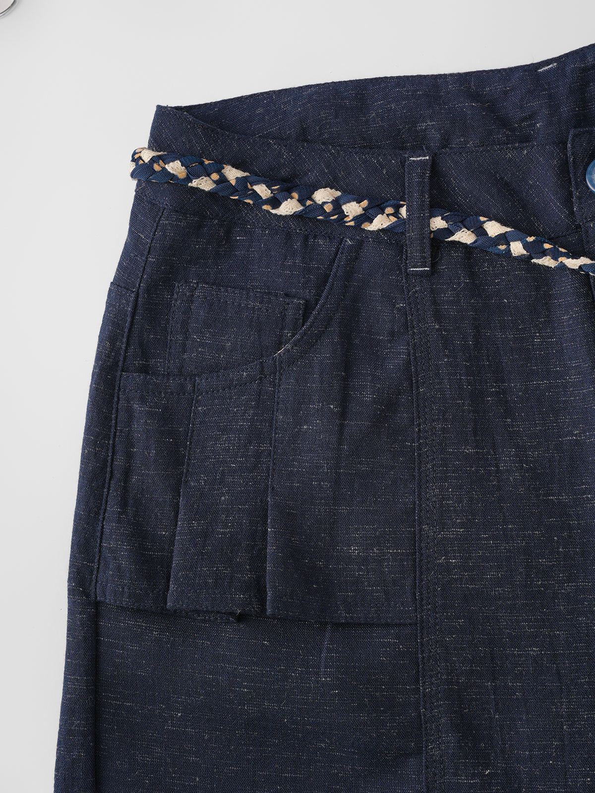 No Nice Girl Agenda Pants - Black Navy