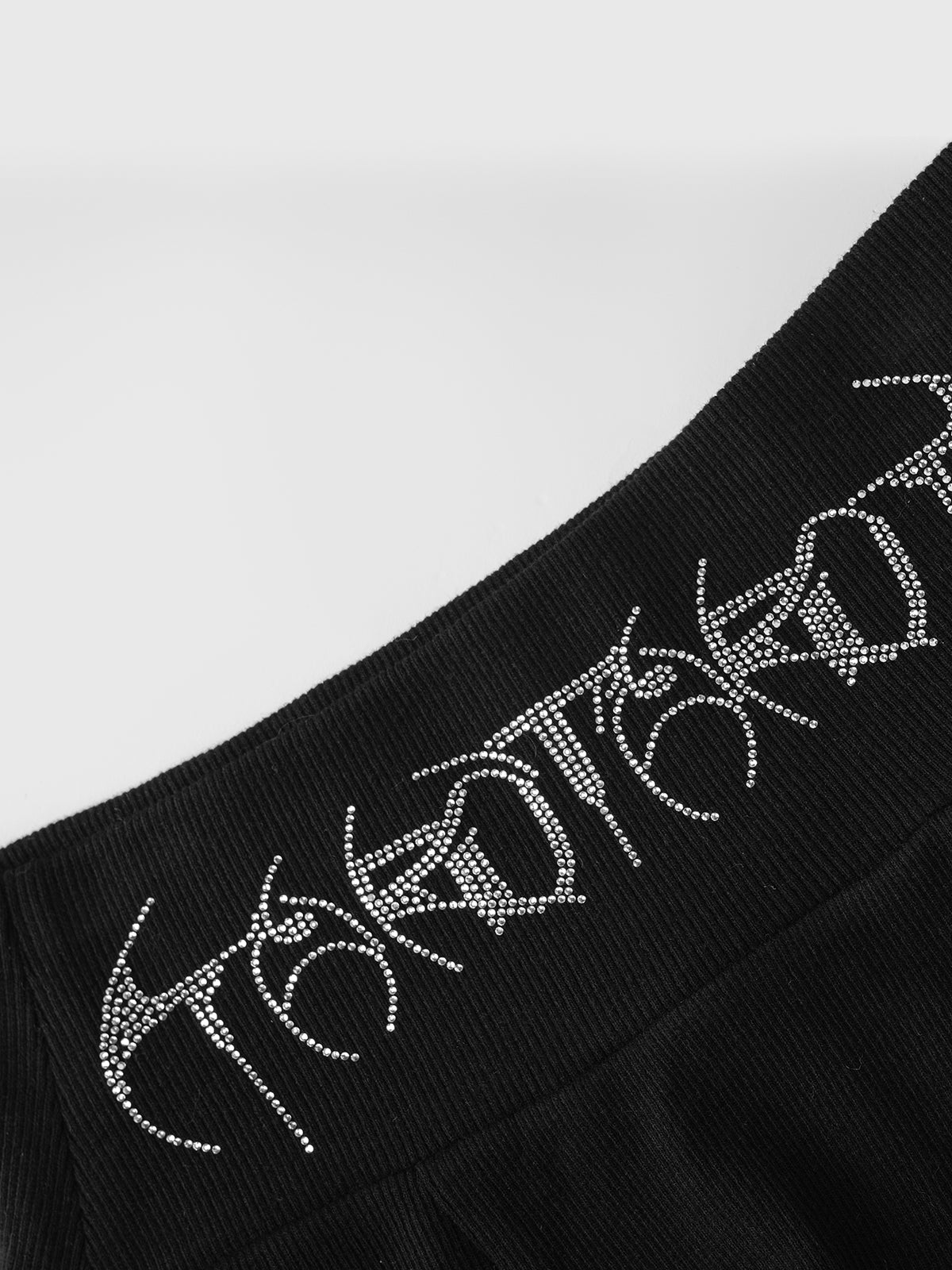 Private Win Sparkle Shorts – Jet Black