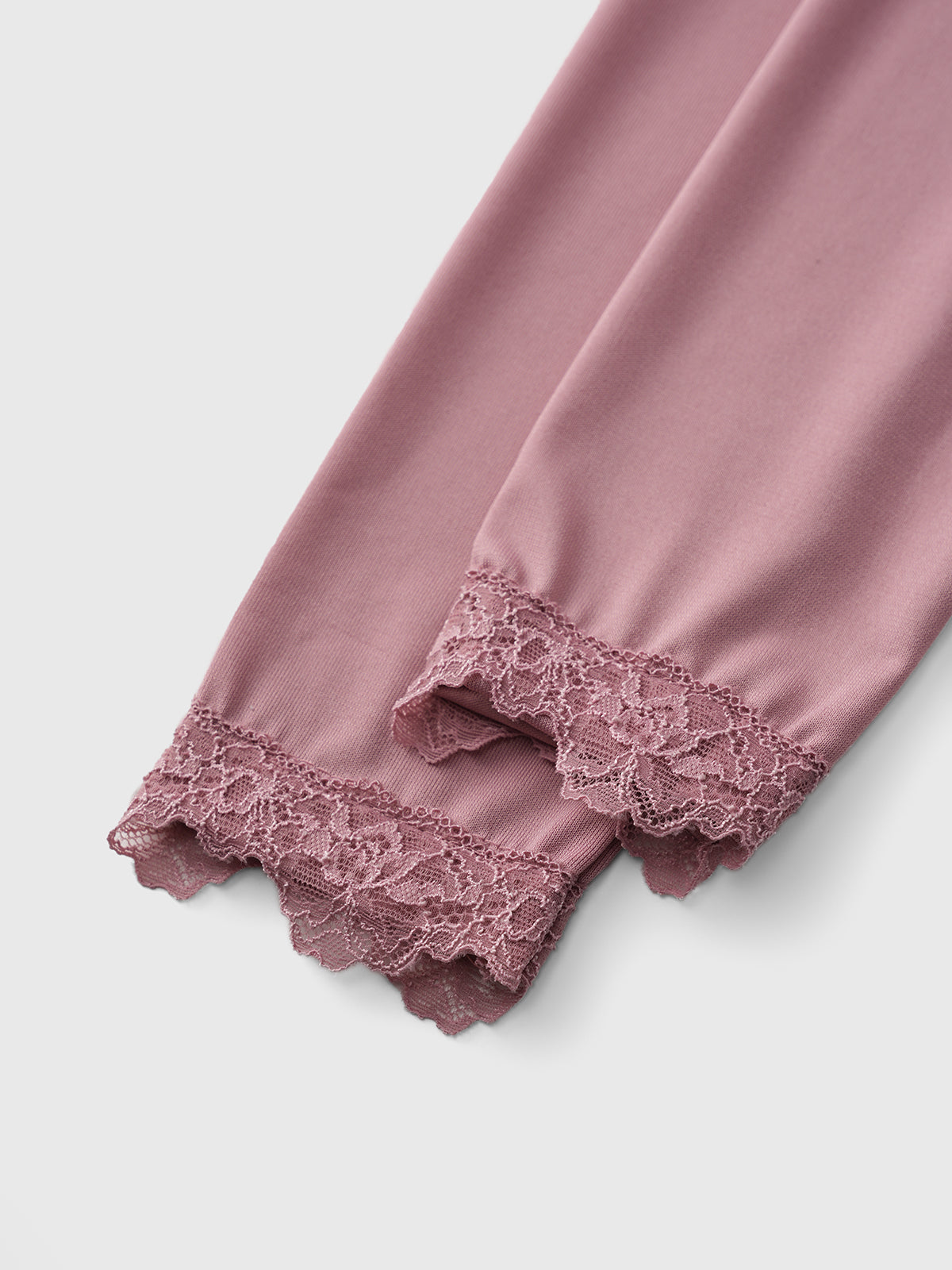 Petal Skim Mesh Top - Rosy Contrast