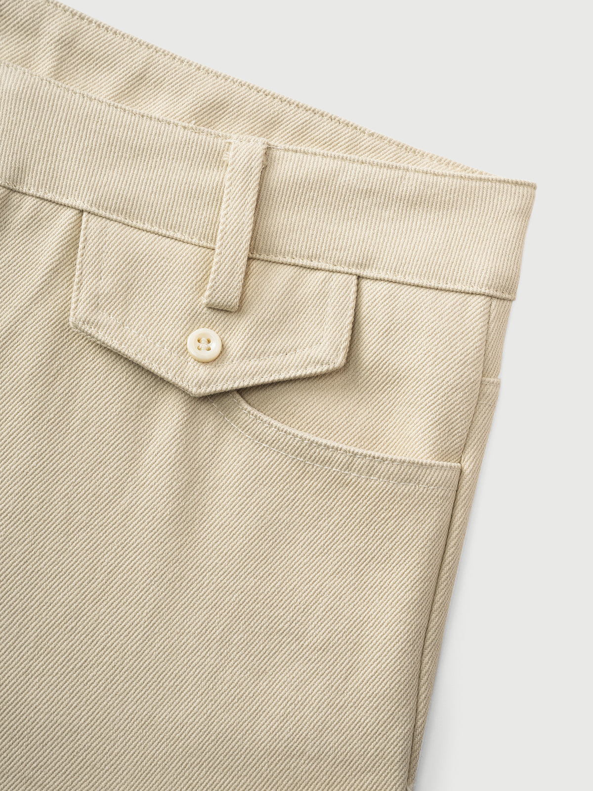 Dolled Office High Waisted Cargo Shorts - Khaki
