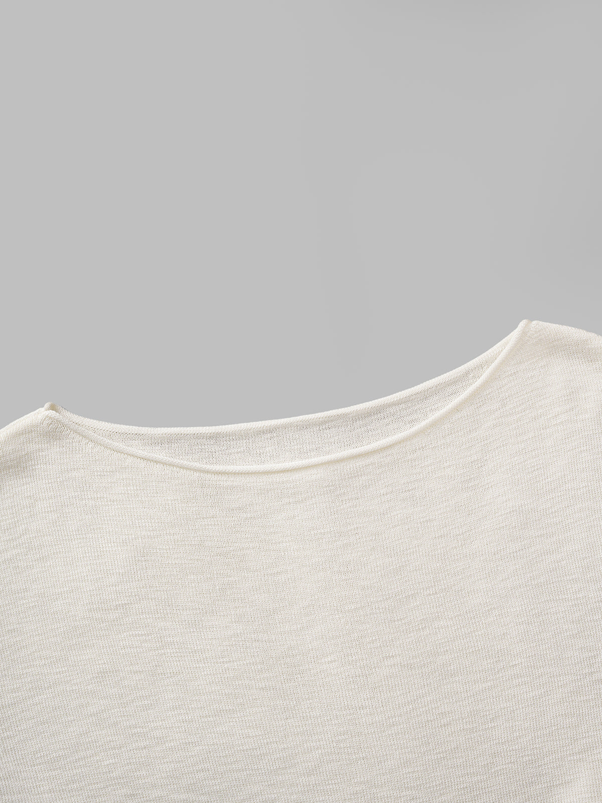 Dolled Office Ruffled Hem Off-Shoulder Cropped Top - White