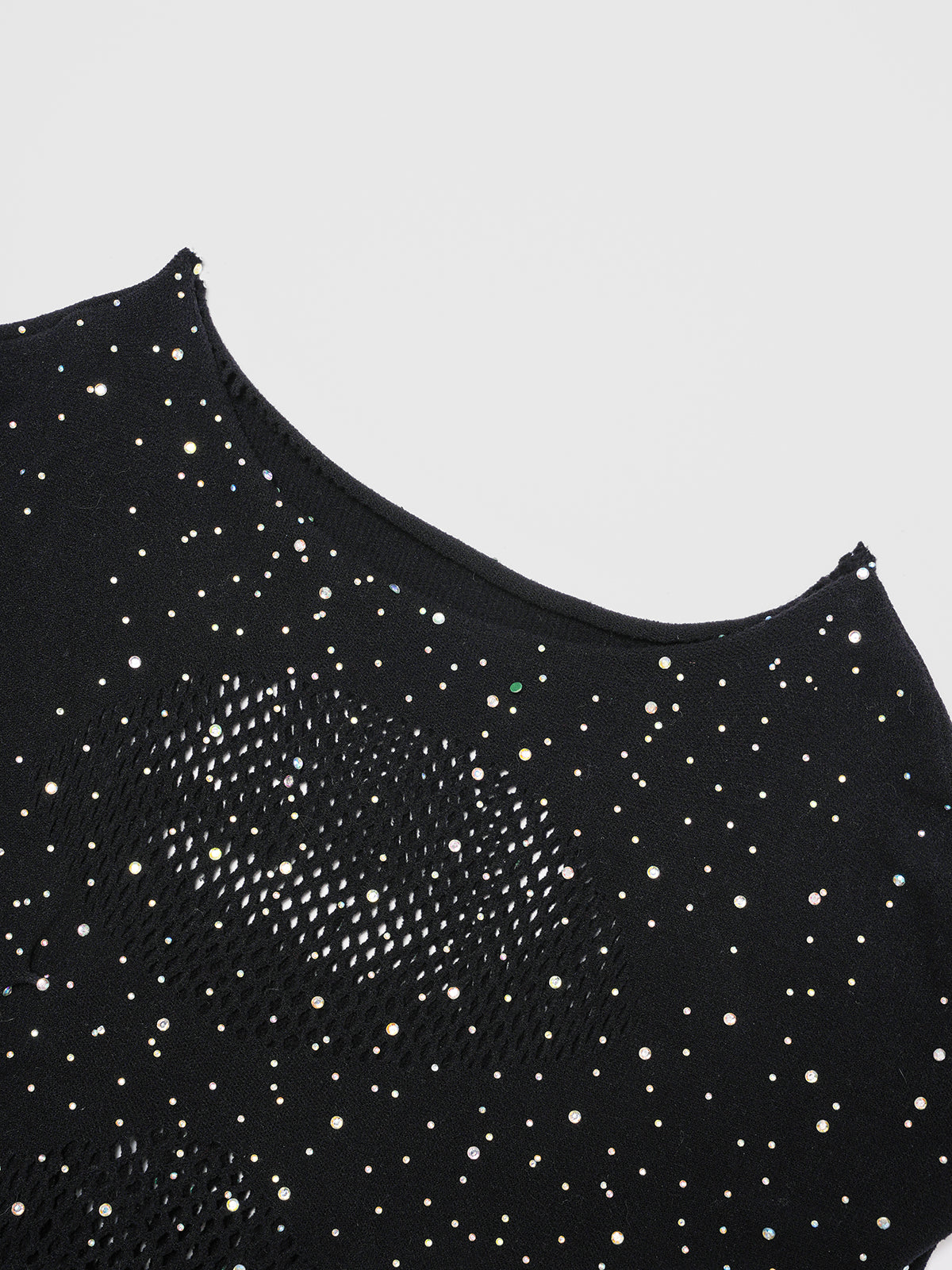 Skin Game Rhinestone Bodysuit – Jet Black