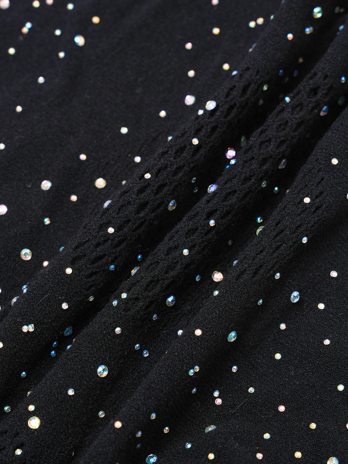 Skin Game Rhinestone Bodysuit – Jet Black
