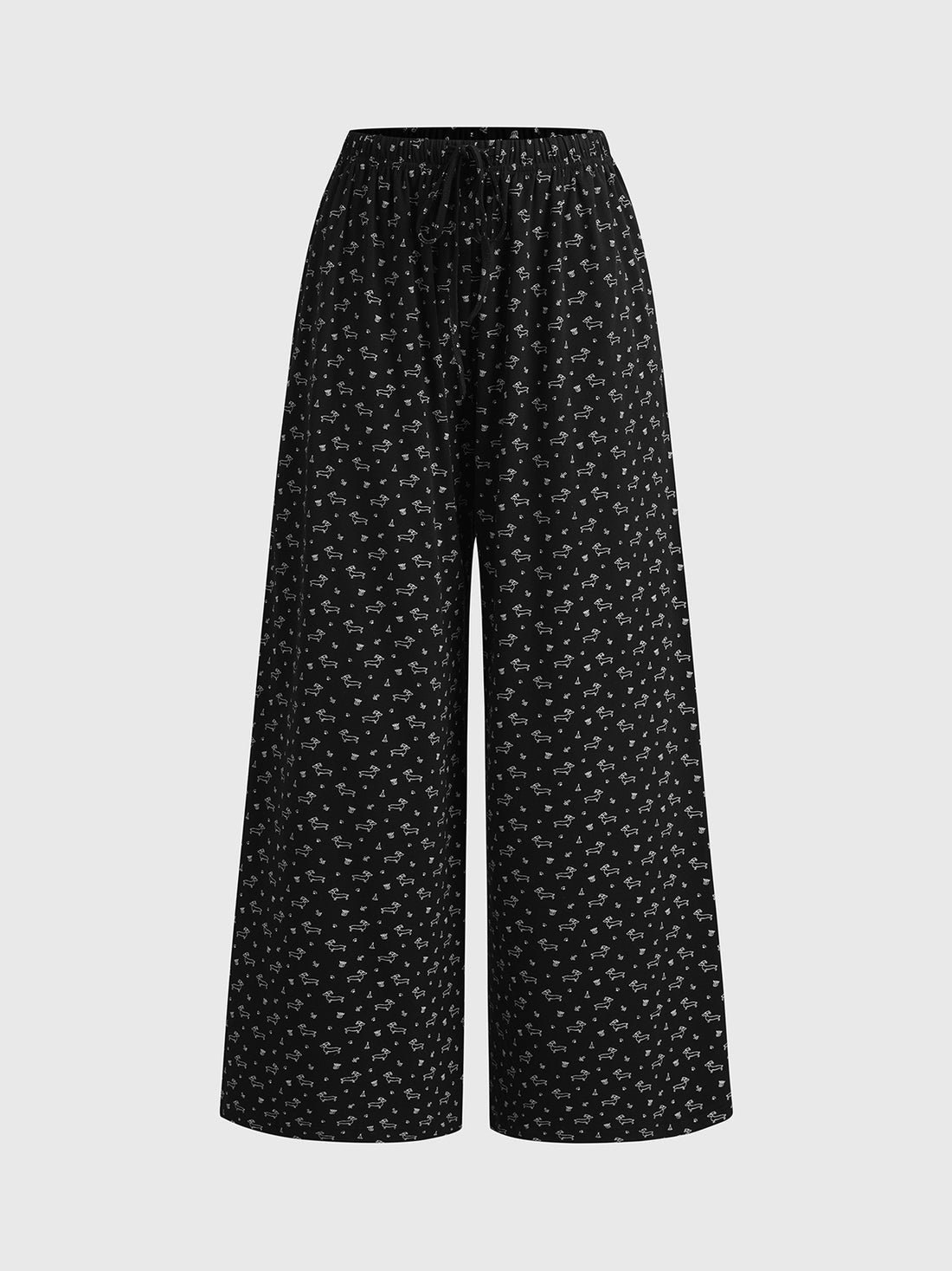 Brick Lane Skimming Lace-up Long Sleeve Top - Charcoal