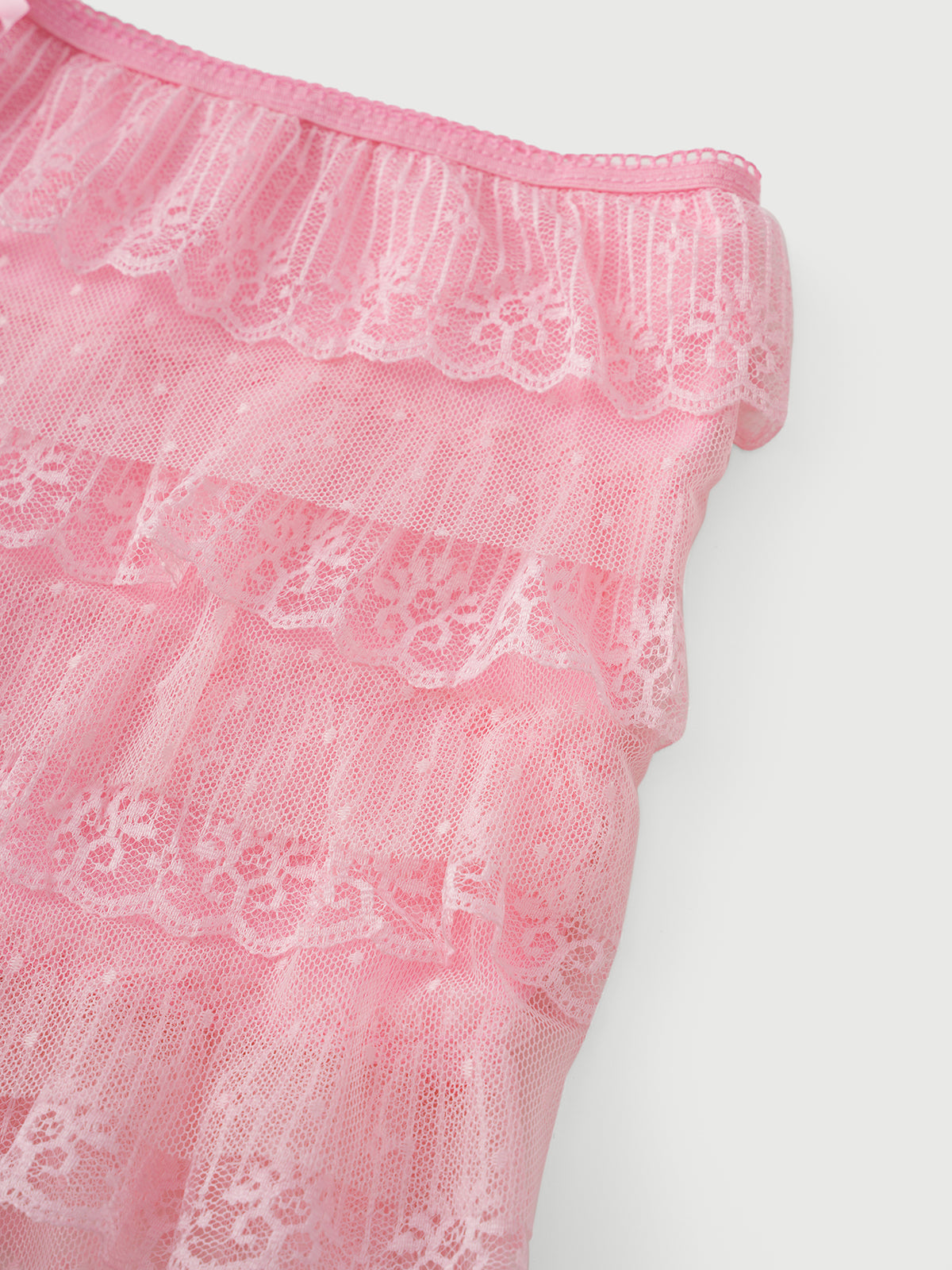 Court Date Lace Skirt – Blush Pink