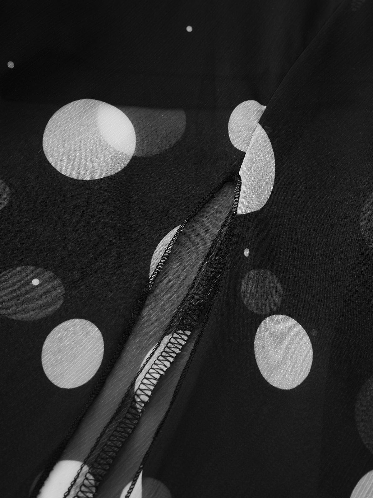 Loose Ends Dot Mesh Skirt – Smoke Black