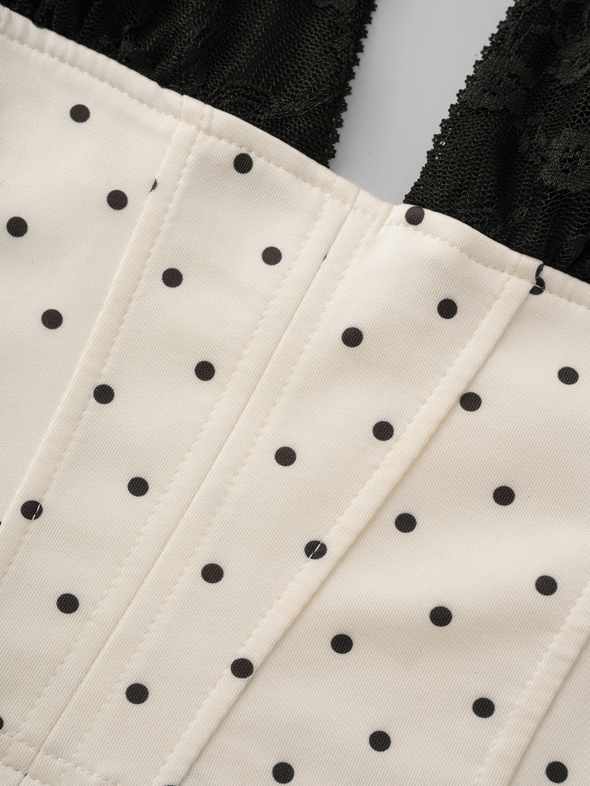 Close Enough Halter Top – Cream Black