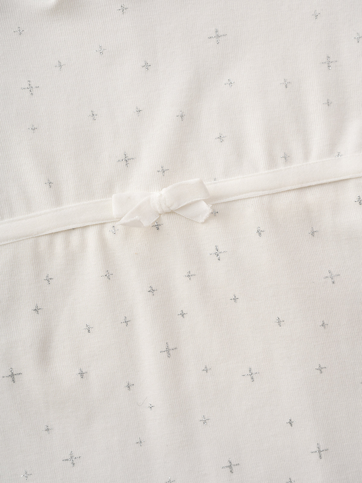 Measured Touch Bardot Top – Ivory White