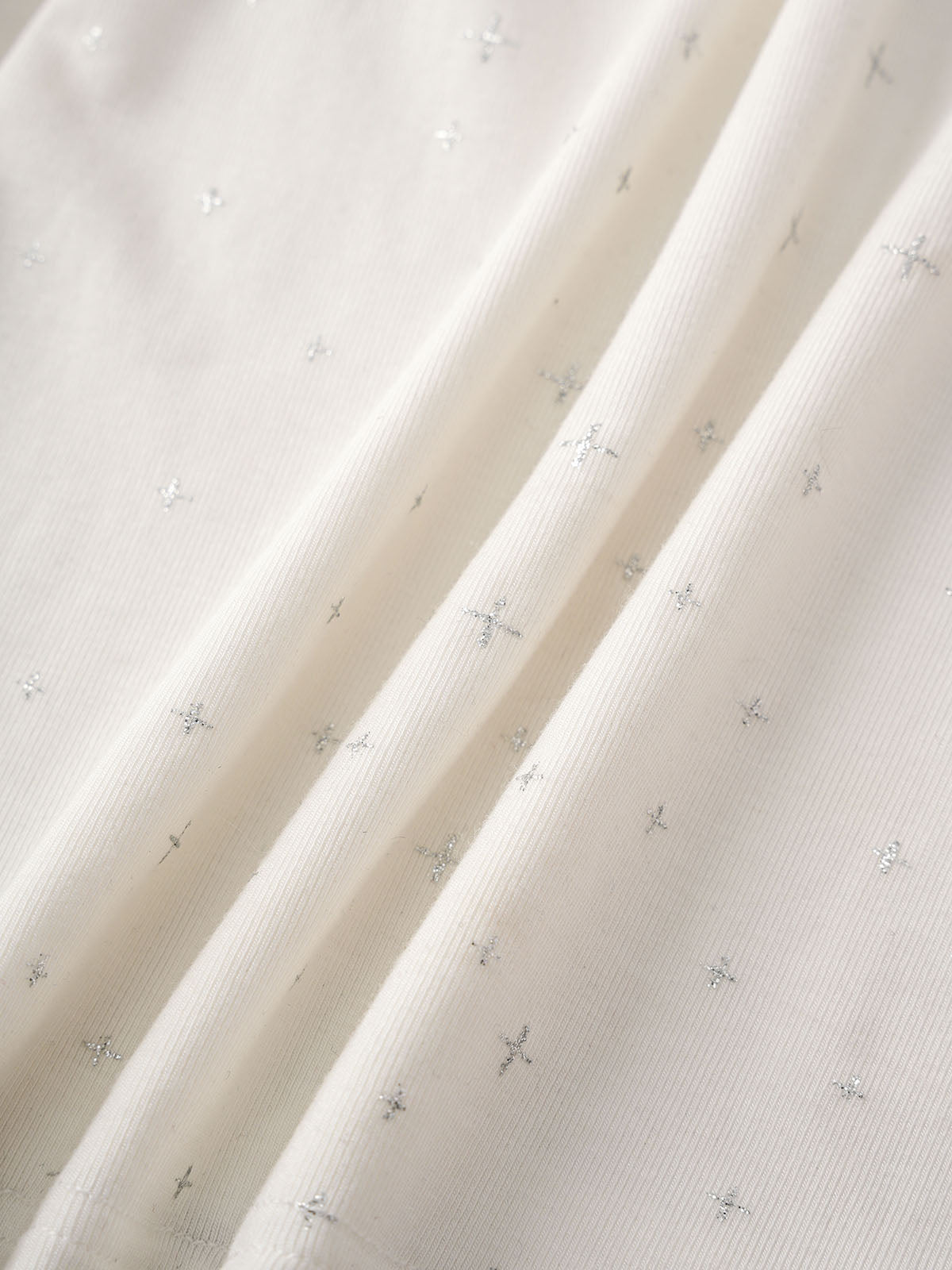 Measured Touch Bardot Top – Ivory White