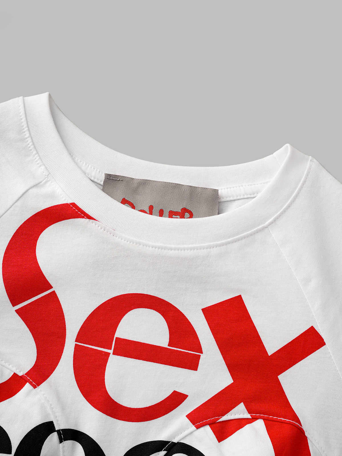 No Refund Looks Mesh Tee – Chalk White