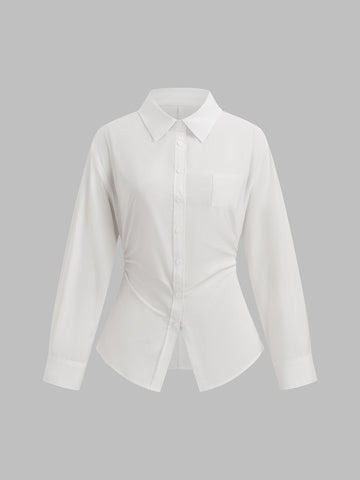 Hands-On Waist Shirt – Crisp White