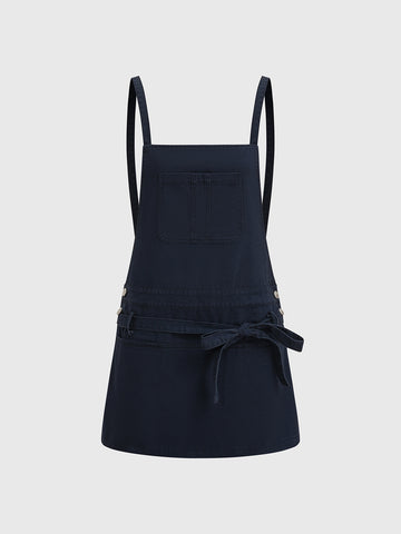 No Mercy Apron Dress – Night Navy