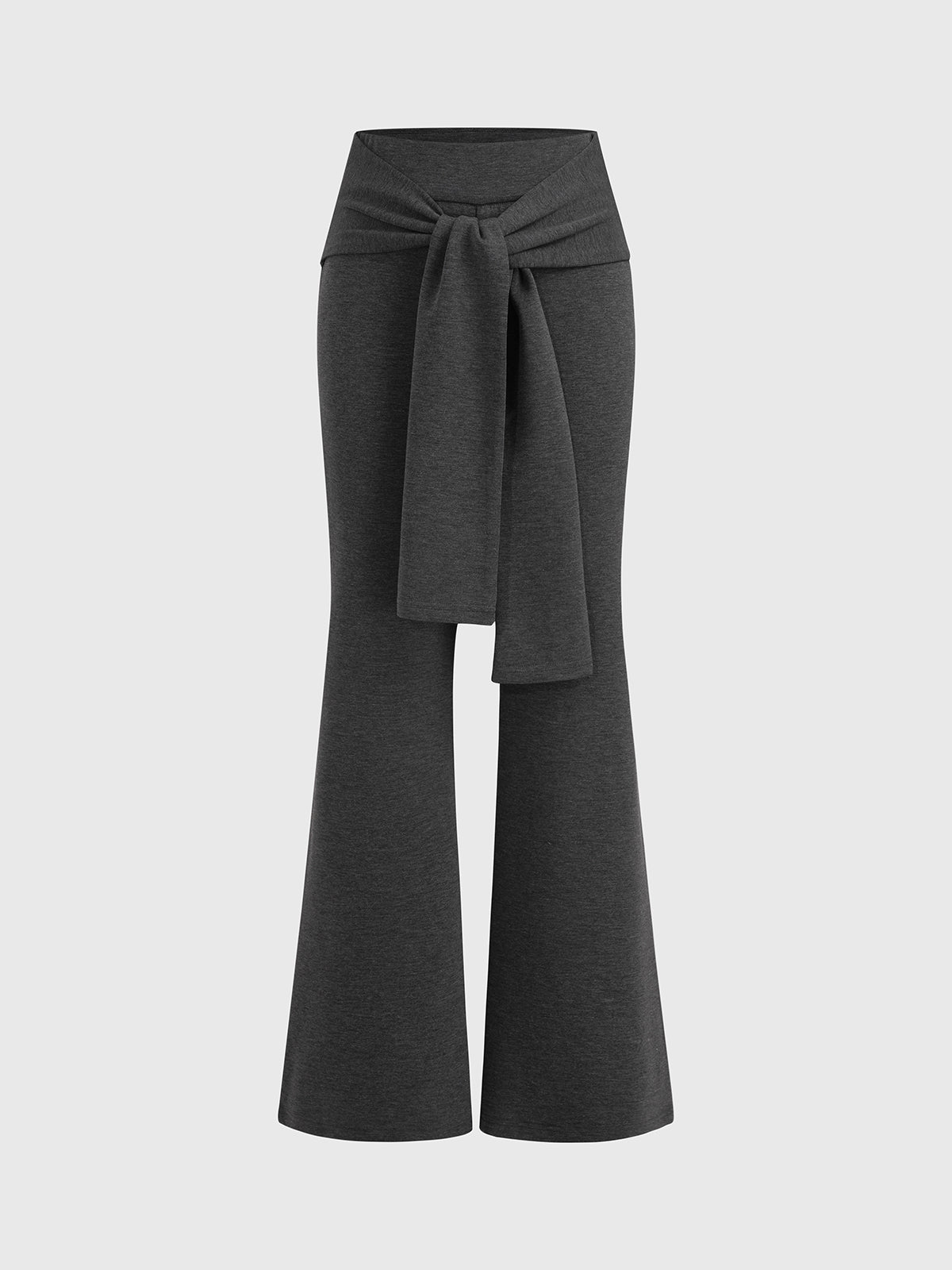 Knot Today Flare Pants – Dark Grey