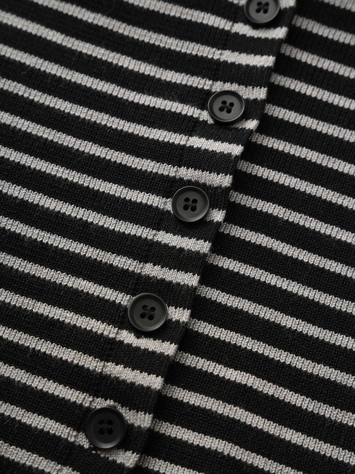 Brick Lane Stripe Off-Shoulder Belted Top - Black/White