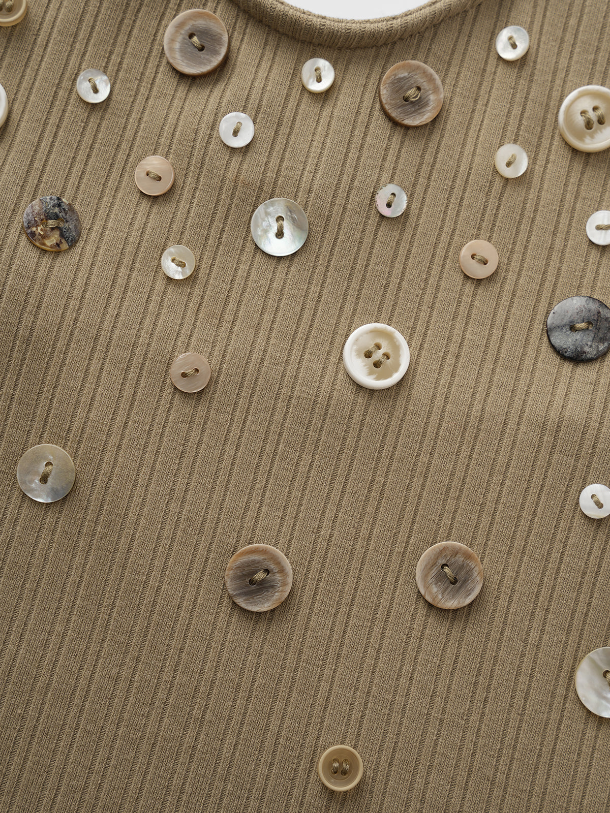 Brick Lane Halter Rhinestone Knitted Tank - Khaki
