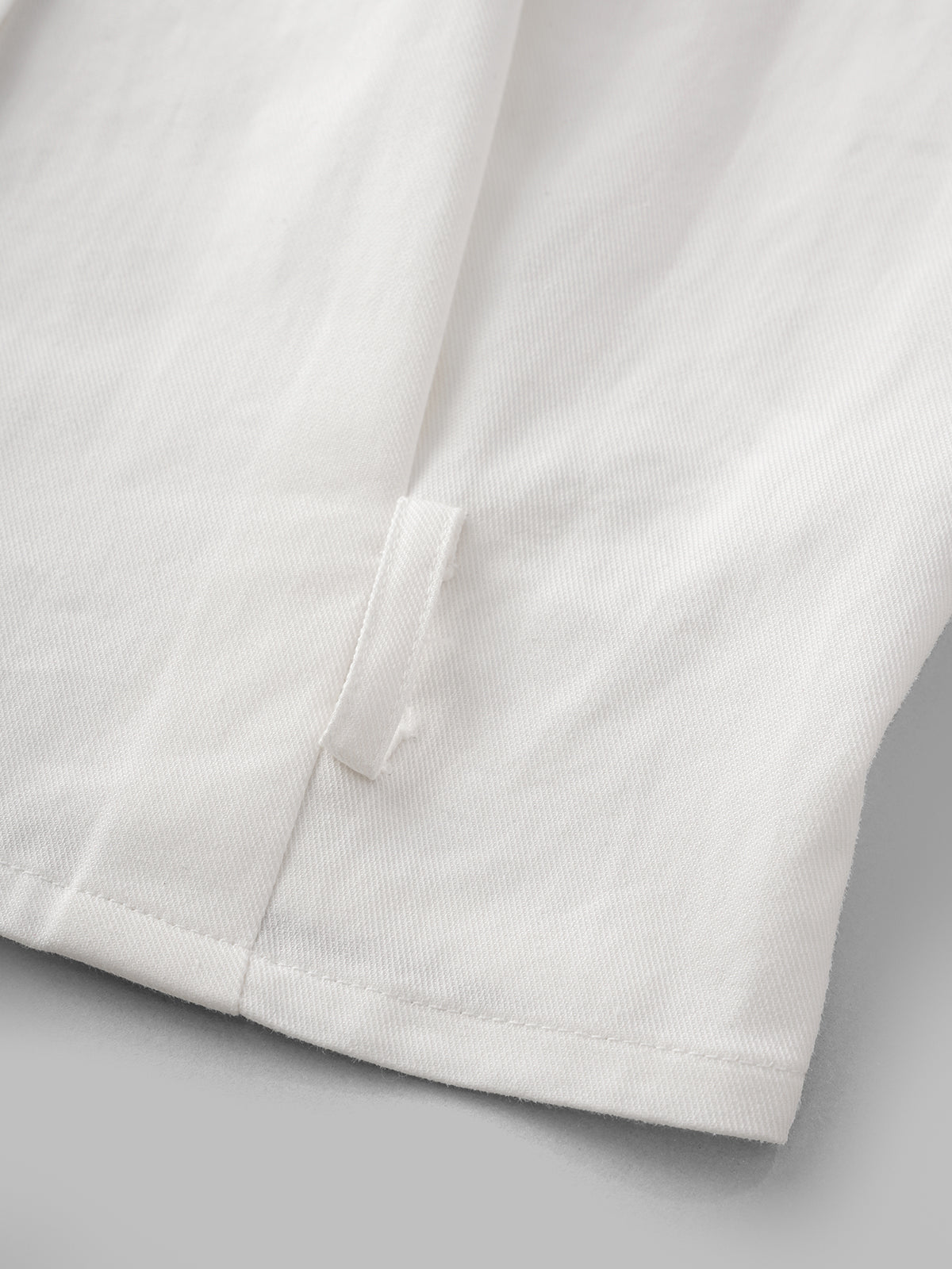 Bossy Belted Shirt – Crisp White