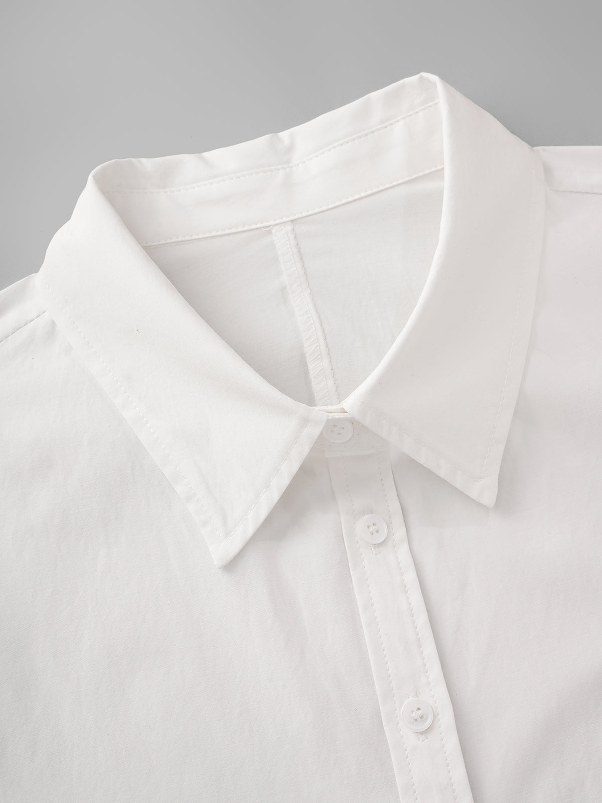 Hands-On Waist Shirt – Crisp White