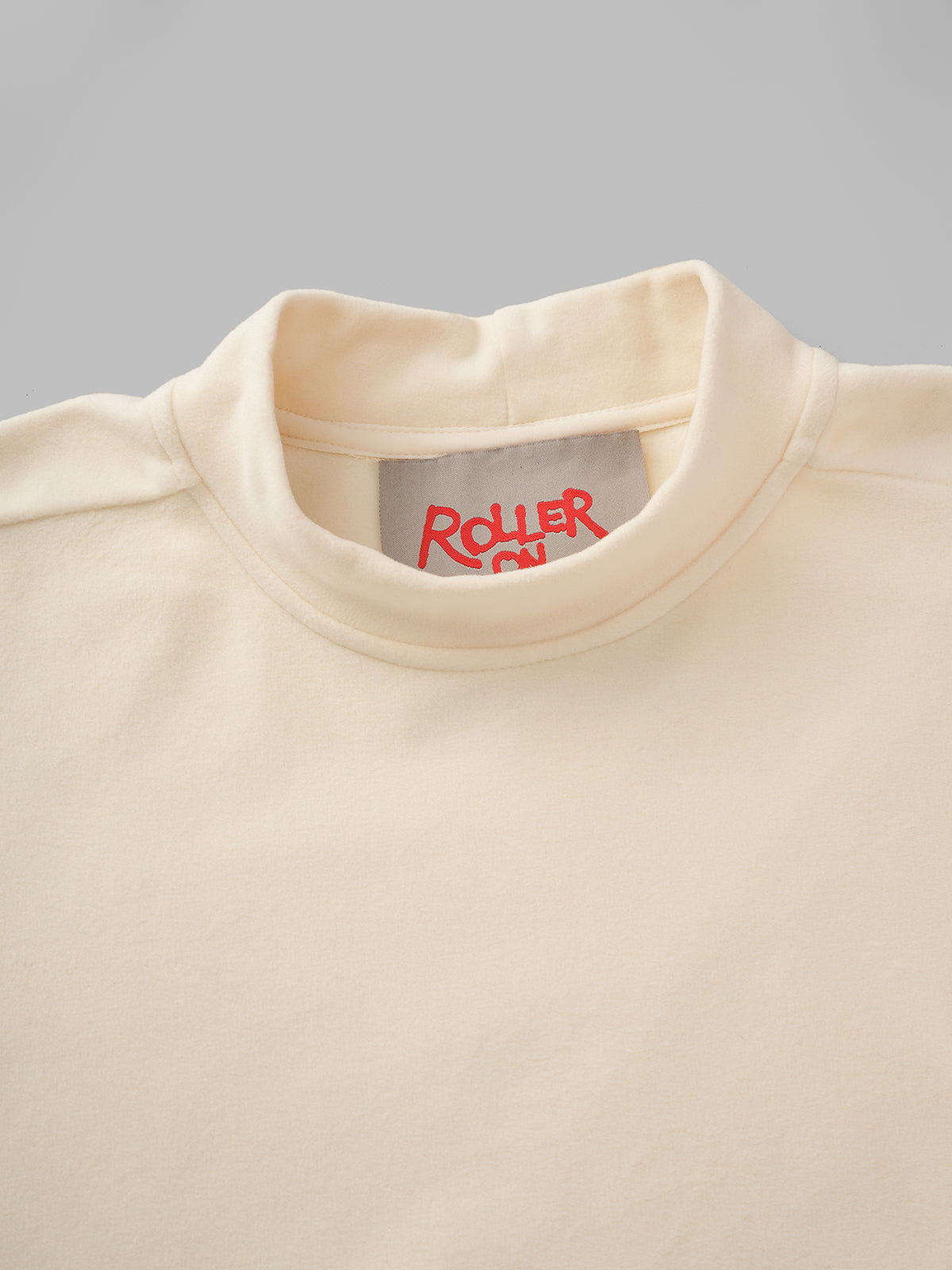 Hold Position High-Neck Sweatshirt – Butter Cream