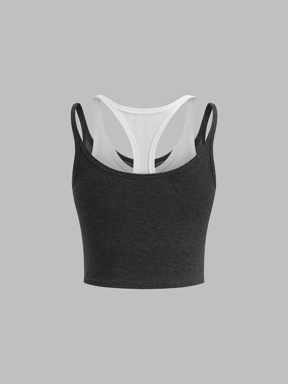 Already Layered Tank – Ash Grey
