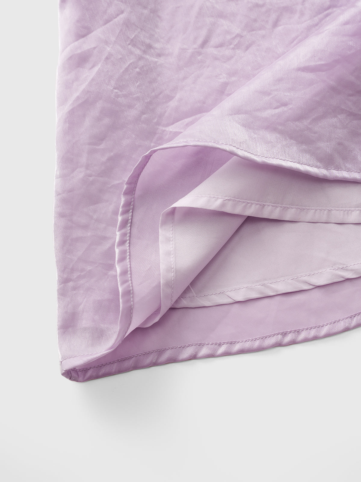 Dolled Office A-line Wedding Bow Detail Sleeveless Top - Lilac