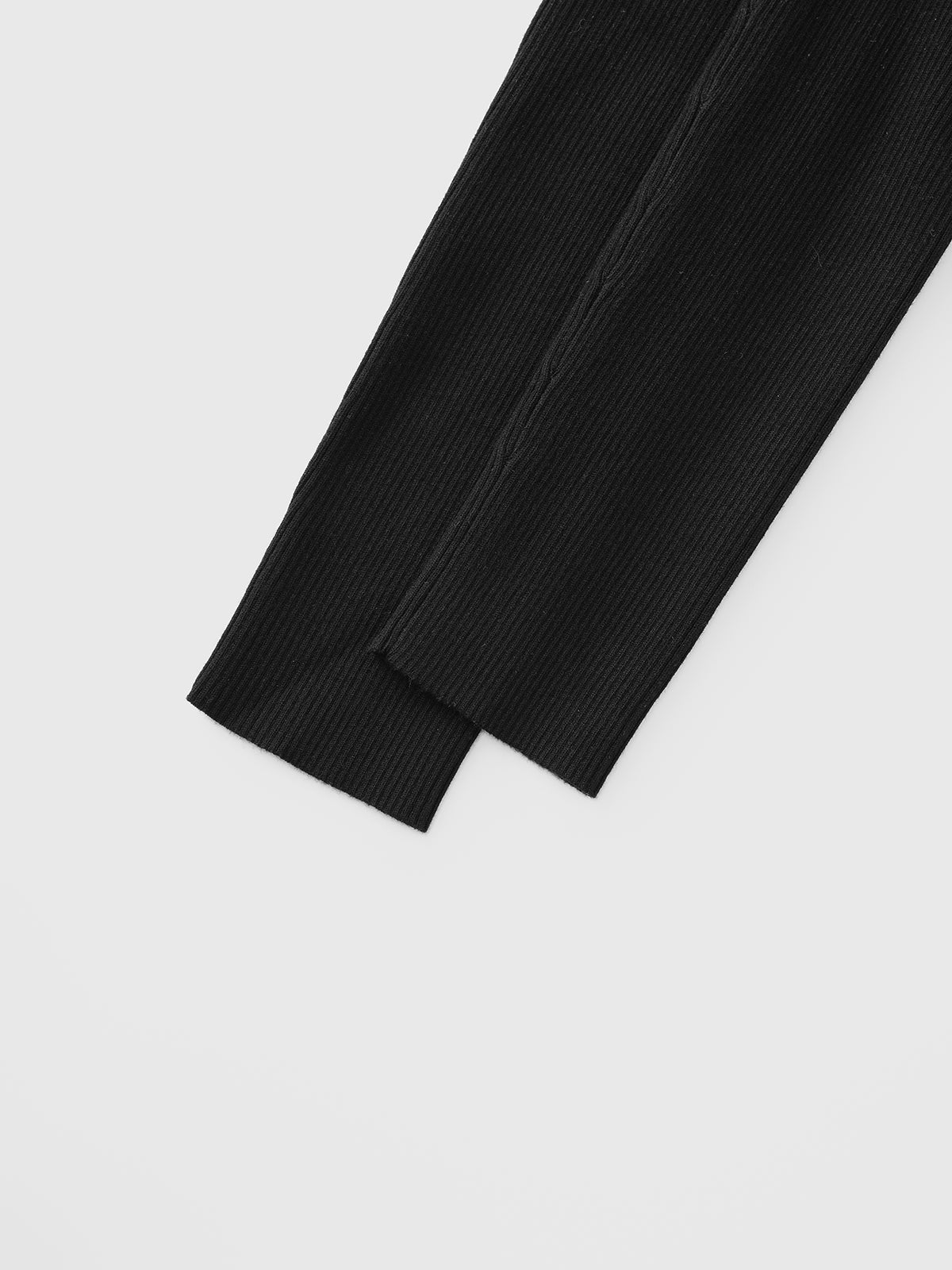 ROR Safe Distance Knit Sleeve Top – Jet Black