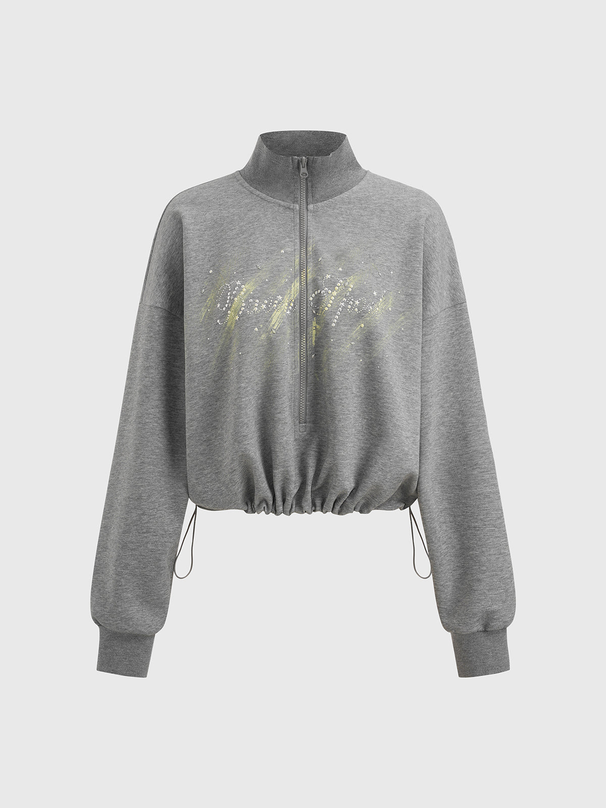 Grip Line Zip Sweatshirt – Fog Grey