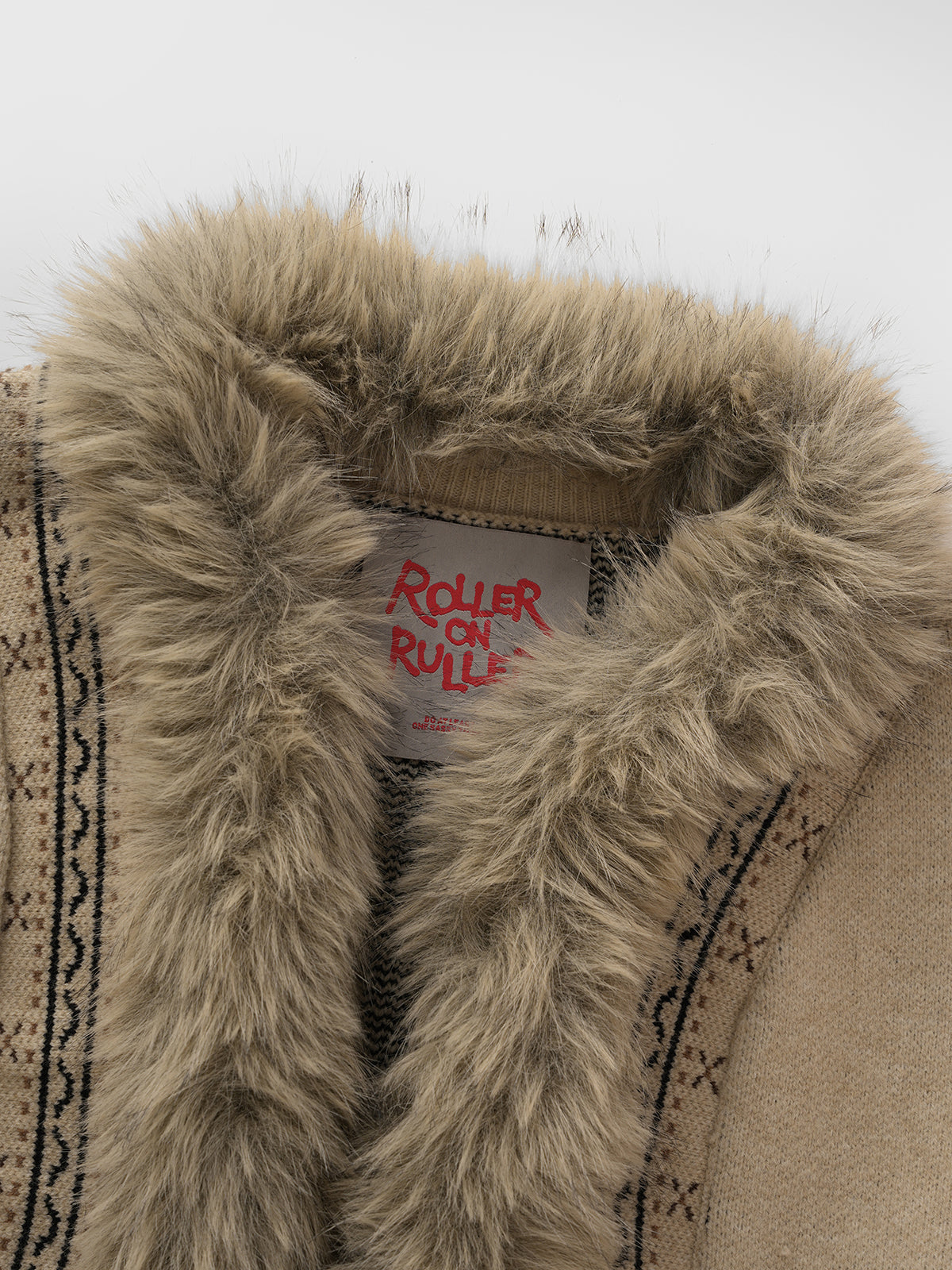 Crowd Control Knit Jacket – Oat Beige