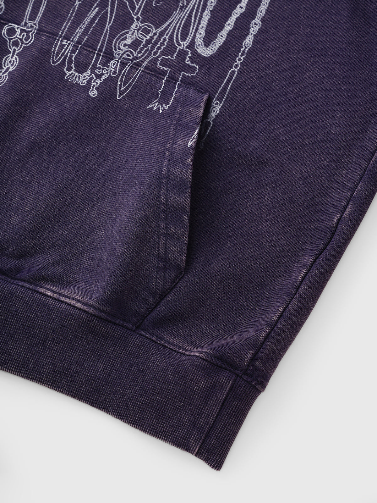 Link Up Graphic Hoodie – Deep Navy