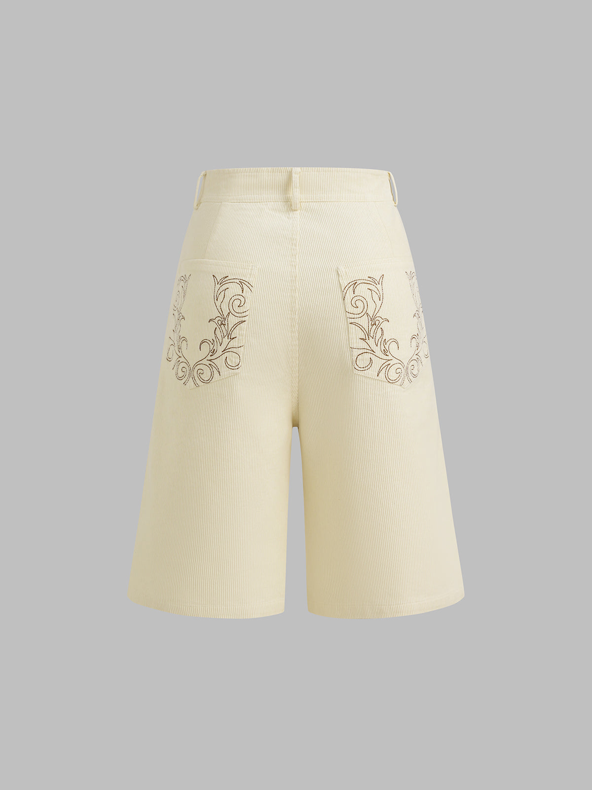 Line Up Cord Shorts – Butter Cream