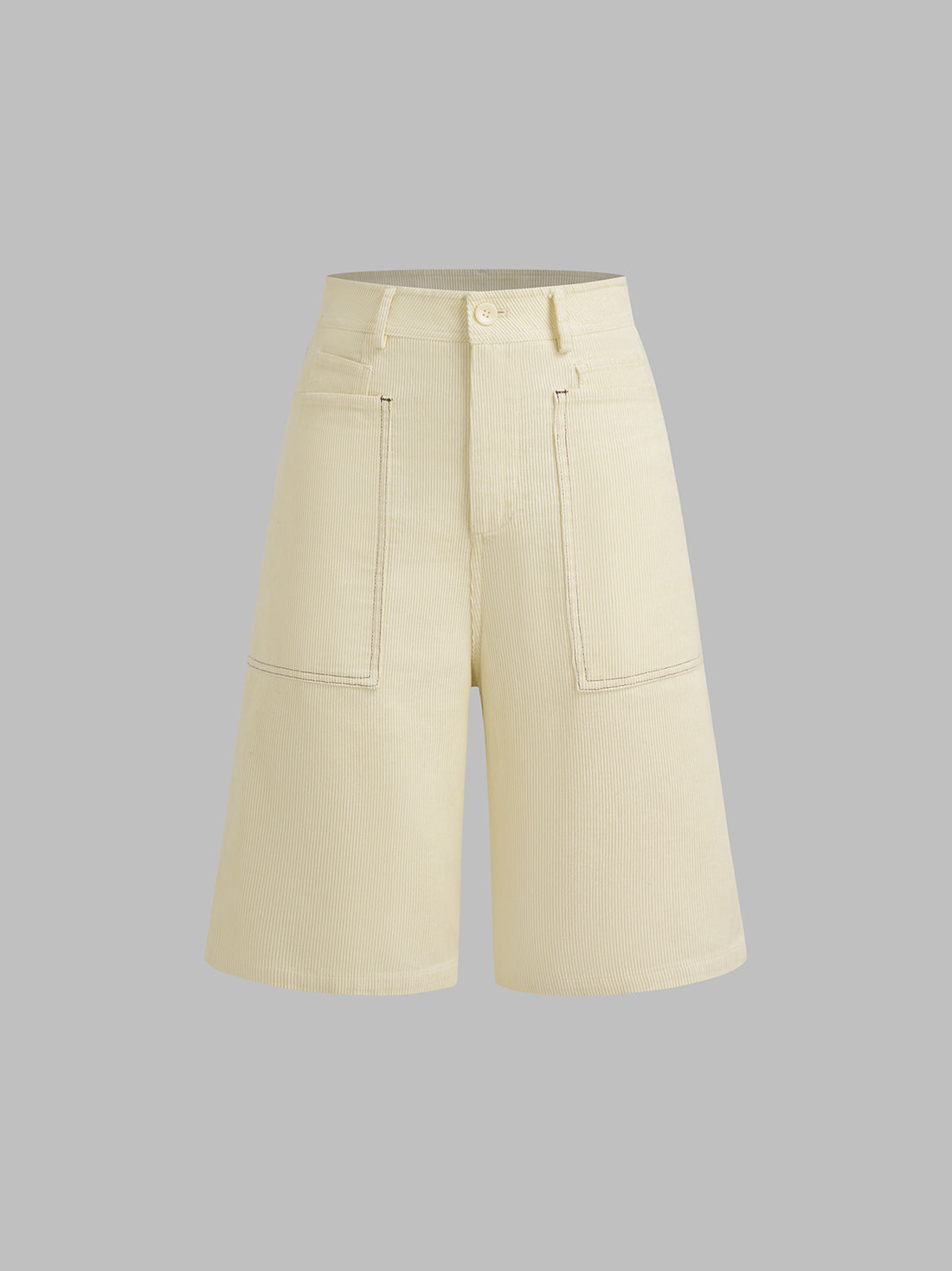 Line Up Cord Shorts – Butter Cream