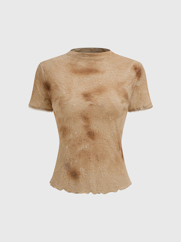 Second Nature Camo Body Tee – Earth Taupe
