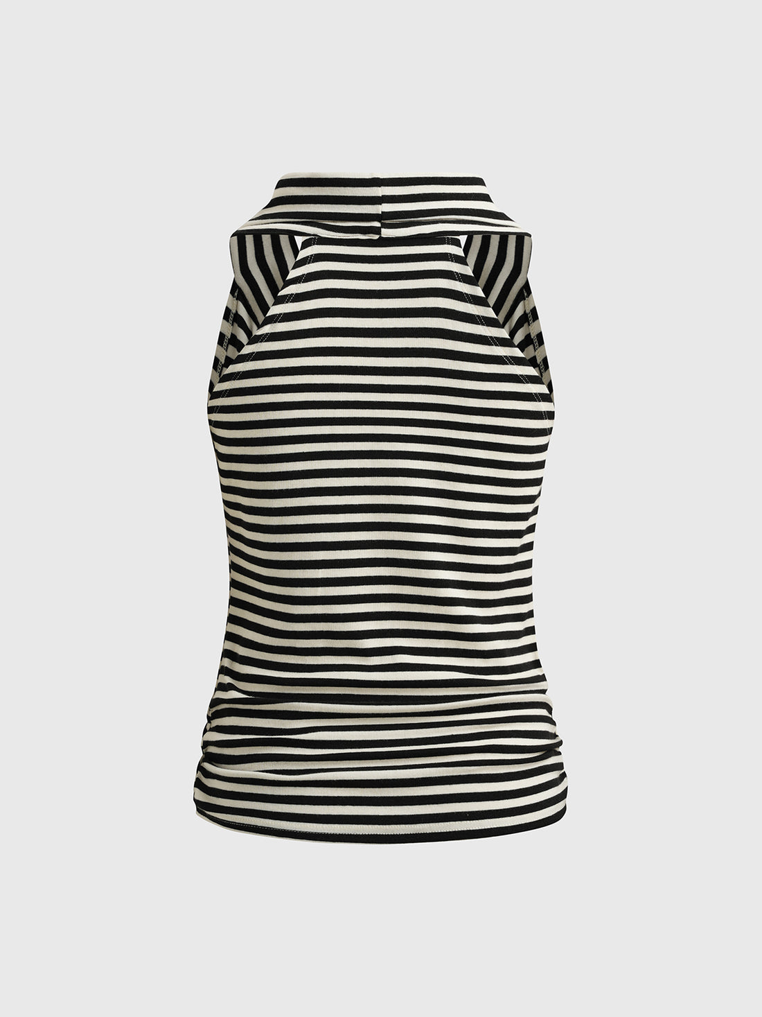 Brick Lane Skimming Psychedelic Stripe Tank - Mono