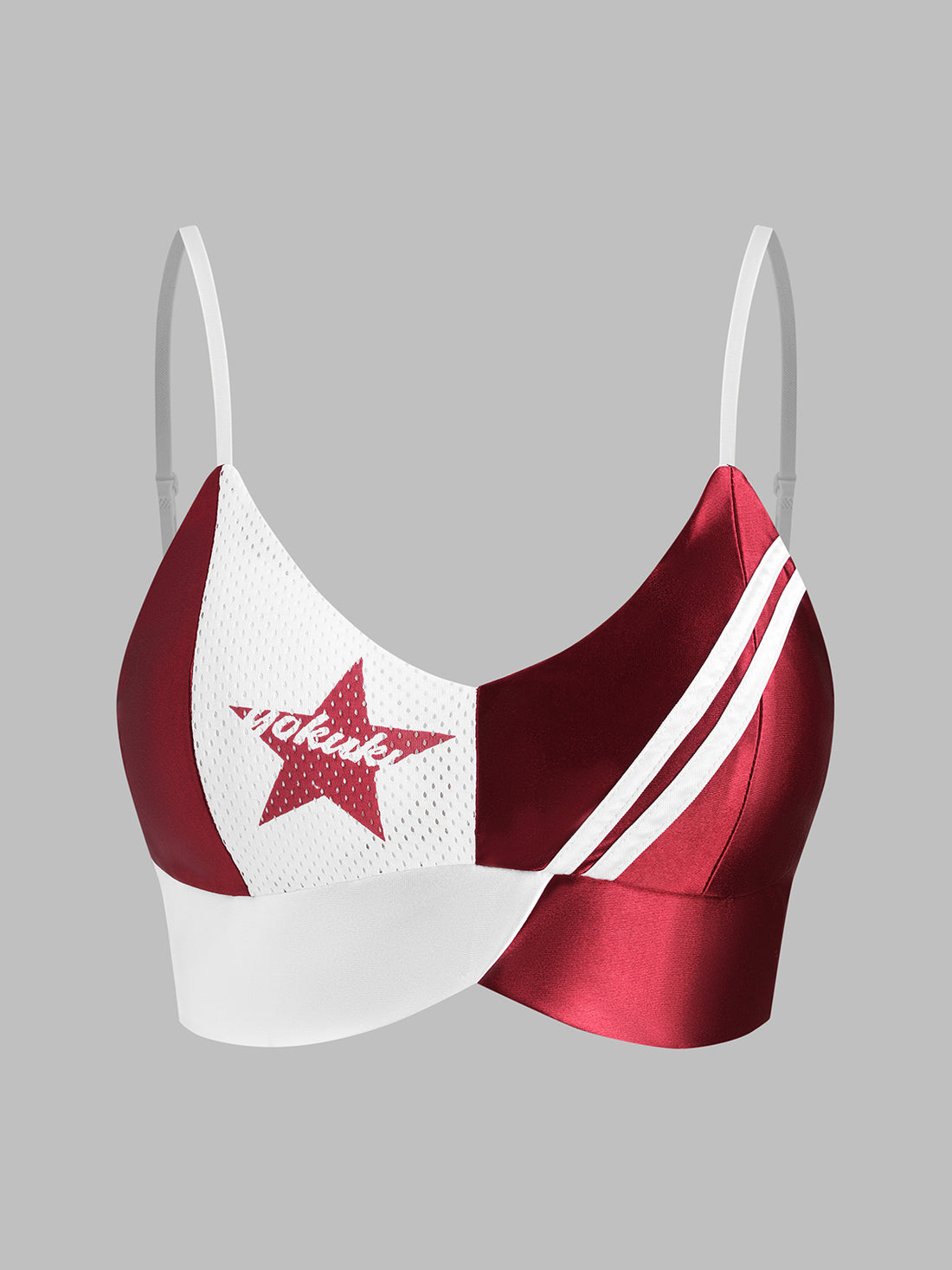 Star Caller Power Bra Top – Victory Red