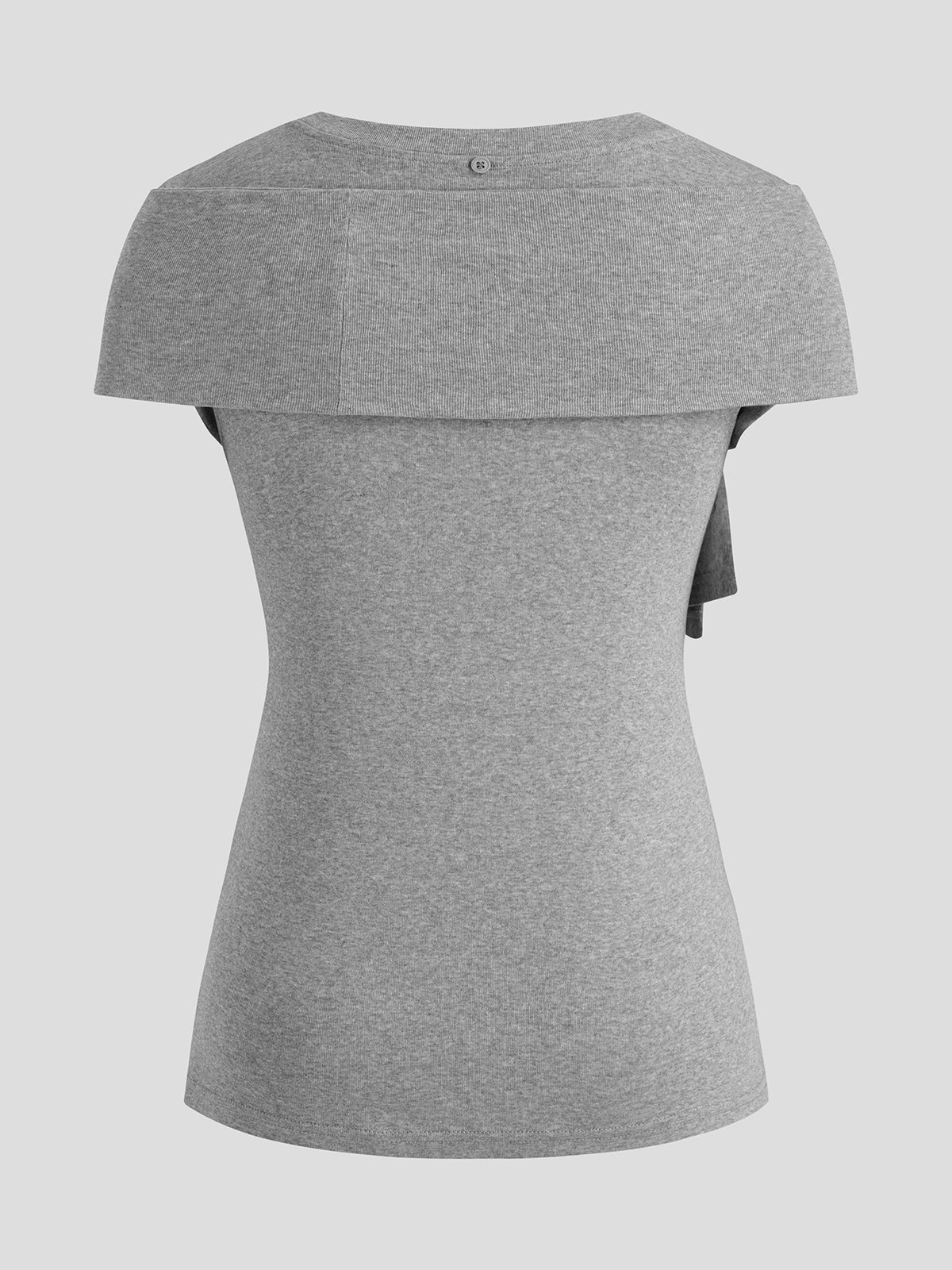 Switch Signal Scarf Tee – Cloud Gray
