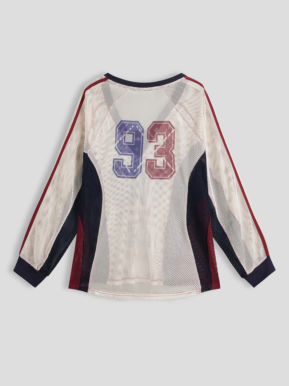 Layer Play Mesh Top – Cream Mix